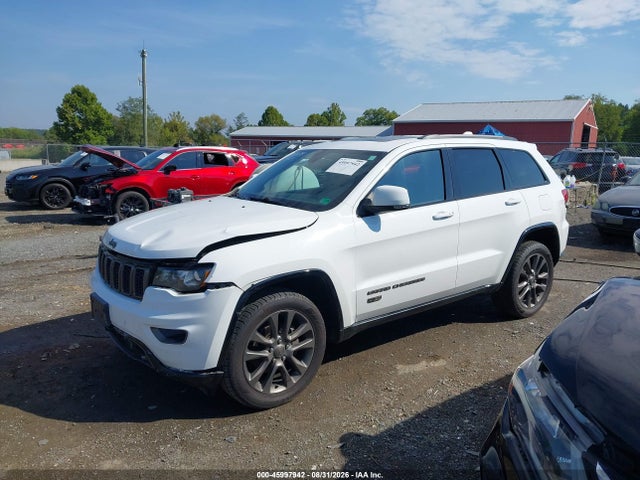 Продажа на аукционе авто 2016 Jeep Grand Cherokee Limited 75th Anniversary, vin: 1C4RJFBG5GC376526, номер лота: 45997942