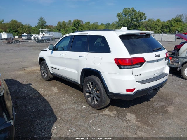 Продажа на аукционе авто 2016 Jeep Grand Cherokee Limited 75th Anniversary, vin: 1C4RJFBG5GC376526, номер лота: 45997942