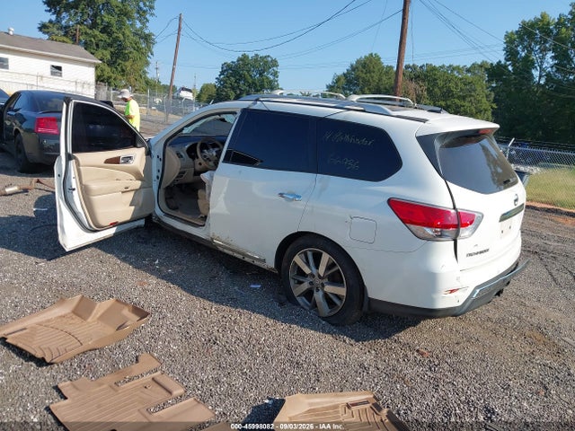 2014 Nissan Pathfinder Platinum მანქანა იყიდება აუქციონზე, vin: 5N1AR2MN4EC681373, აუქციონის ნომერი: 45998082