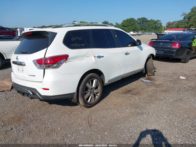 2014 Nissan Pathfinder Platinum მანქანა იყიდება აუქციონზე, vin: 5N1AR2MN4EC681373, აუქციონის ნომერი: 45998082