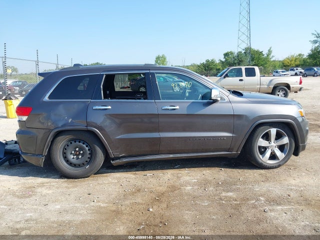 2014 Jeep Grand Cherokee Overland მანქანა იყიდება აუქციონზე, vin: 1C4RJFCGXEC523015, აუქციონის ნომერი: 45998140