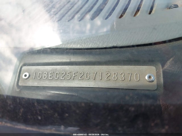 1986 Chevrolet G20 მანქანა იყიდება აუქციონზე, vin: 1GBEG25F2G7128370, აუქციონის ნომერი: 45998143