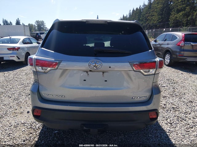 Toyota Highlander Xle V6 2015 5TDJKRFH1FS207602 Image 17