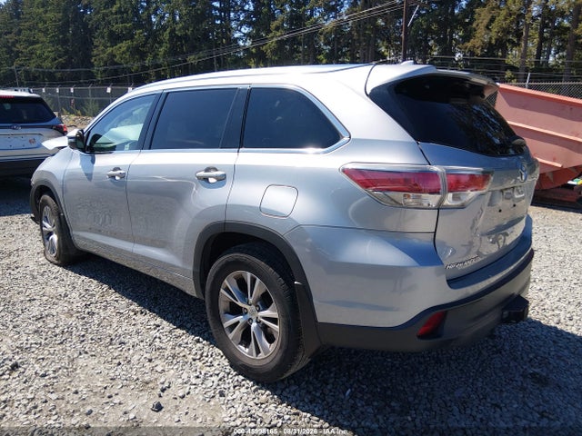 Toyota Highlander Xle V6 2015 5TDJKRFH1FS207602 Image 3