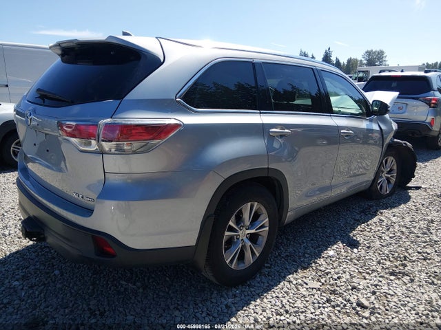 Toyota Highlander Xle V6 2015 5TDJKRFH1FS207602 Image 4