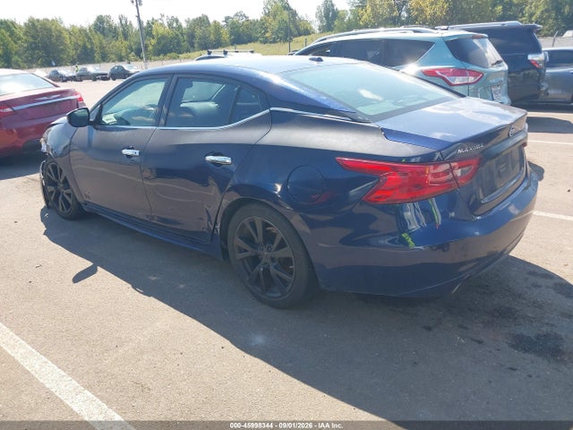 Продаж на аукціоні авто 2017 Nissan Maxima 3.5 Platinum/3.5 S/3.5 Sl/3.5 Sr/3.5 Sv, vin: 1N4AA6AP3HC378118, номер лоту: 45998344