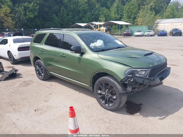 Продажа на аукционе авто 2021 Dodge Durango Gt Plus Awd, vin: 1C4RDJDG4MC627362, номер лота: 45998356