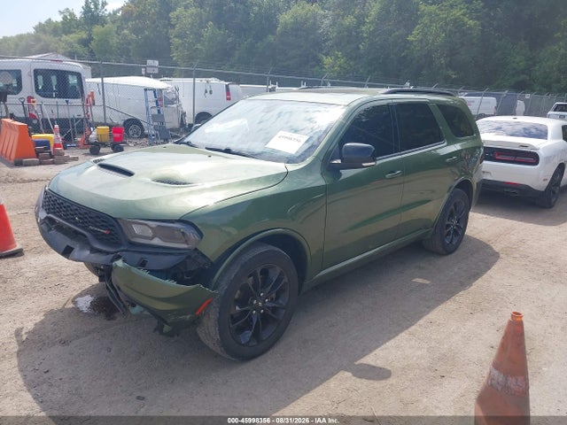 Продажа на аукционе авто 2021 Dodge Durango Gt Plus Awd, vin: 1C4RDJDG4MC627362, номер лота: 45998356