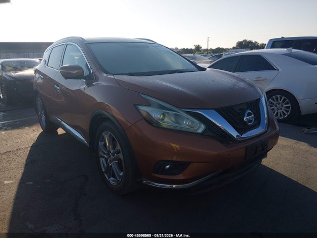 Aukcja sprzedaży 2015 Nissan Murano Platinum, vin: 5N1AZ2MGXFN217298, numer aukcji: 45998569