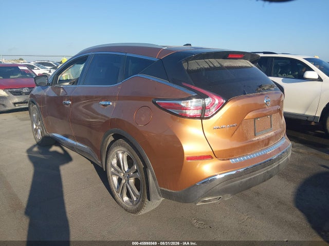 Продаж на аукціоні авто 2015 Nissan Murano Platinum, vin: 5N1AZ2MGXFN217298, номер лоту: 45998569
