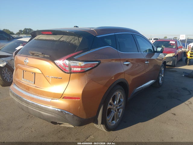 Продаж на аукціоні авто 2015 Nissan Murano Platinum, vin: 5N1AZ2MGXFN217298, номер лоту: 45998569