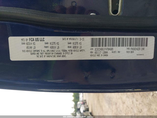 Dodge Charger Se 2015 2C3CDXBG1FH784685 Image 9