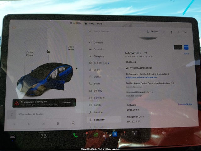 Tesla Model 3 Standard Range Plus Rear-wheel Drive 2021 5YJ3E1EA2MF028847 Image 7