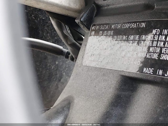 45998618 :رقم المزاد ، JS1EK12B1R7100448 vin ، 2024 Suzuki Gsx1000 Gt/gt+ مزاد بيع