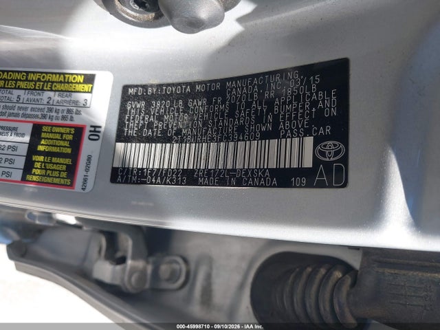 Toyota Corolla S Plus 2015 2T1BURHE3FC394609 Image 9
