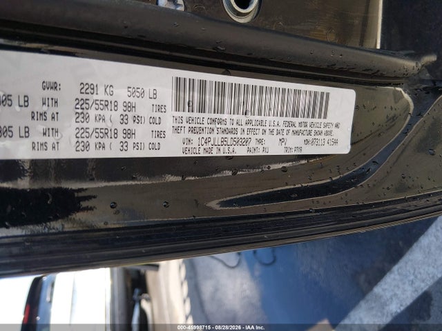 Продажа на аукционе авто 2020 Jeep Cherokee Altitude Fwd, vin: 1C4PJLLB5LD503207, номер лота: 45998715