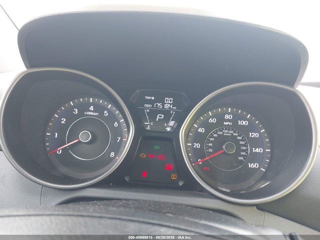 45998815 :رقم المزاد ، 5NPDH4AE1DH319573 vin ، 2013 Hyundai Elantra Gls مزاد بيع