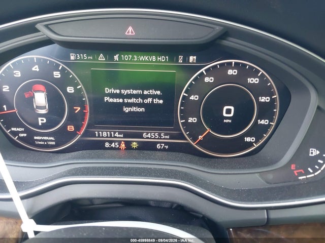 45998849 :رقم المزاد ، WA1BNAFY1J2111069 vin ، 2018 Audi Q5 2.0t Premium/2.0t Tech Premium مزاد بيع