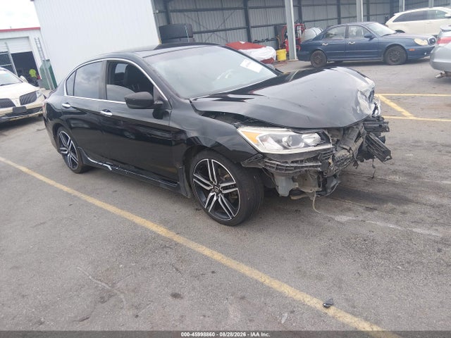 45998860 :رقم المزاد ، 1HGCR2F58GA043069 vin ، 2016 Honda Accord Sport مزاد بيع