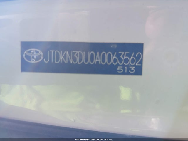 2010 Toyota Prius Iii მანქანა იყიდება აუქციონზე, vin: JTDKN3DU0A0063562, აუქციონის ნომერი: 45998998