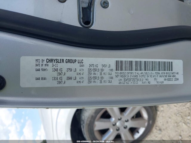 45999052 :رقم المزاد ، 3D4PG9FG5BT541010 vin ، 2011 Dodge Journey Lux مزاد بيع
