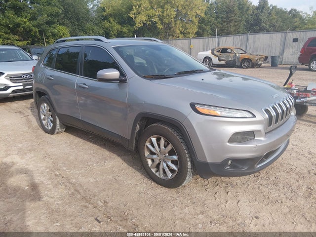 2016 Jeep Cherokee Limited მანქანა იყიდება აუქციონზე, vin: 1C4PJMDS7GW167123, აუქციონის ნომერი: 45999108
