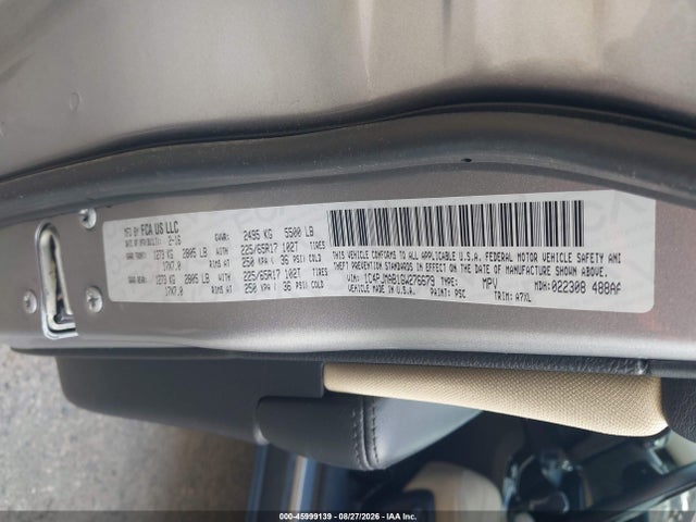 Aukcja sprzedaży 2016 Jeep Cherokee Sport, vin: 1C4PJMAB1GW276679, numer aukcji: 45999139