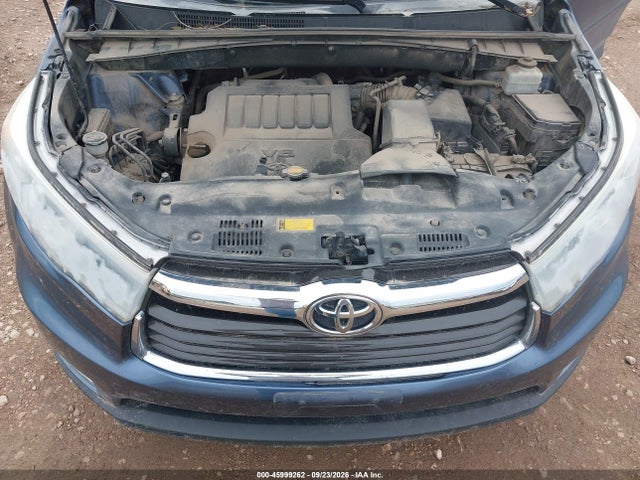 45999262 :رقم المزاد ، 5TDDKRFH8FS098830 vin ، 2015 Toyota Highlander Limited V6 مزاد بيع