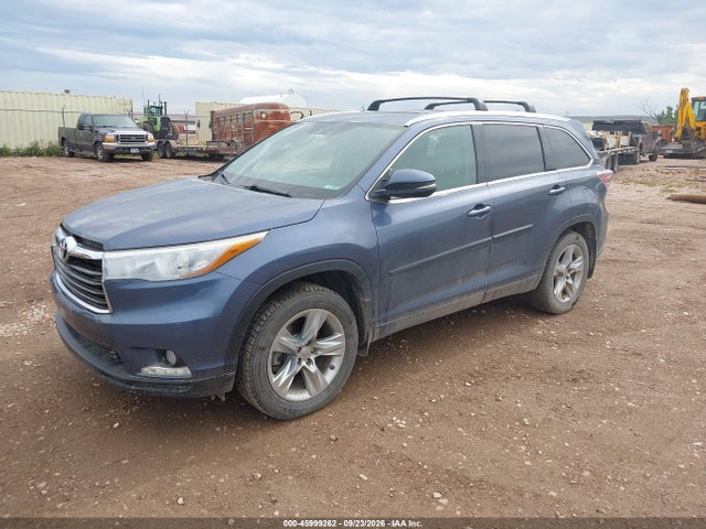 45999262 :رقم المزاد ، 5TDDKRFH8FS098830 vin ، 2015 Toyota Highlander Limited V6 مزاد بيع