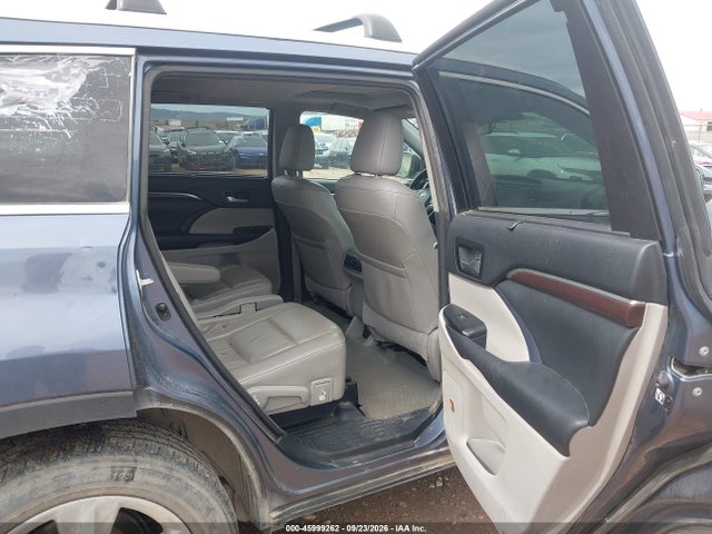 45999262 :رقم المزاد ، 5TDDKRFH8FS098830 vin ، 2015 Toyota Highlander Limited V6 مزاد بيع