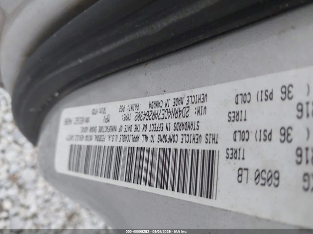 45999282 :رقم المزاد ، 2D4RN4DE7AR264302 vin ، 2010 Dodge Grand Caravan Se مزاد بيع