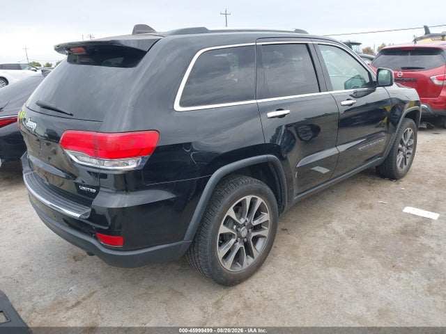 Продаж на аукціоні авто 2018 Jeep Grand Cherokee Limited 4x4, vin: 1C4RJFBG9JC138072, номер лоту: 45999499