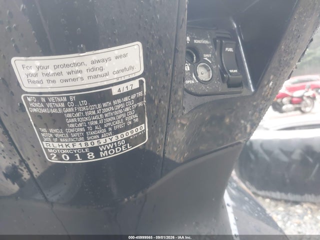 RLHKF1805JY300900 Honda Pcx 150