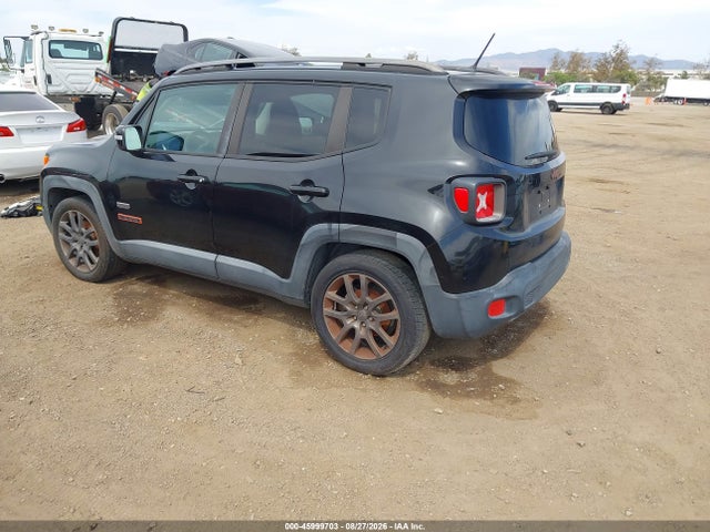 2016 Jeep Renegade 75th Anniversary მანქანა იყიდება აუქციონზე, vin: ZACCJABT5GPC65699, აუქციონის ნომერი: 45999703