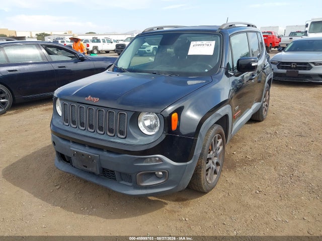 2016 Jeep Renegade 75th Anniversary მანქანა იყიდება აუქციონზე, vin: ZACCJABT5GPC65699, აუქციონის ნომერი: 45999703
