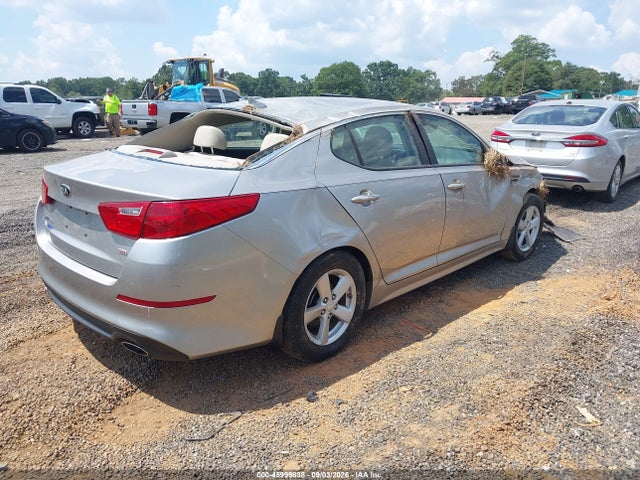 2014 Kia Optima Lx მანქანა იყიდება აუქციონზე, vin: KNAGM4A7XE5508652, აუქციონის ნომერი: 45999838