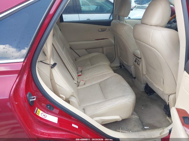 Aukcja sprzedaży 2010 Lexus Rx 350, vin: 2T2BK1BA8AC020627, numer aukcji: 45999911