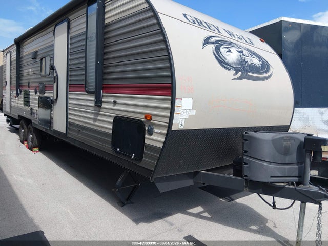 Продаж на аукціоні авто 2018 Forest River Cherokee Grey Wolf 26dbh Travel Trailer, vin: 4X4TCKB26JK050139, номер лоту: 45999938