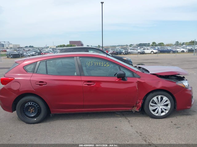 2018 Subaru Impreza 2.0i მანქანა იყიდება აუქციონზე, vin: 4S3GTAA61J3730451, აუქციონის ნომერი: 45999955