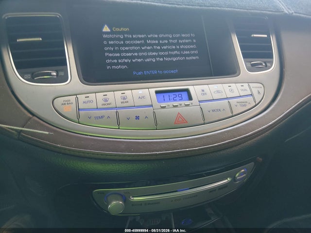 45999994 :رقم المزاد ، KMHGC4DD9CU211183 vin ، 2012 Hyundai Genesis 3.8 مزاد بيع