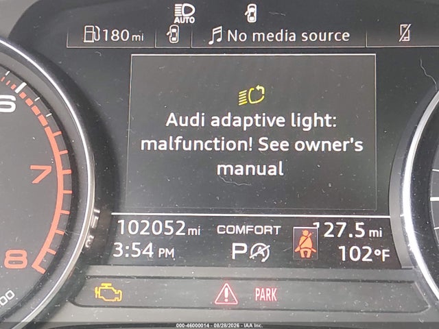 Aukcja sprzedaży 2021 Audi A5 Sportback Premium 45 Tfsi Quattro S Tronic, vin: WAUDACF59MA013751, numer aukcji: 46000014