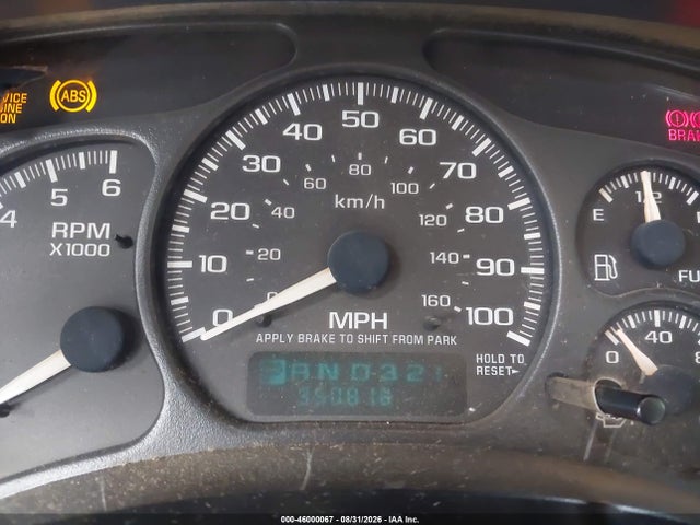 Продаж на аукціоні авто 2002 Chevrolet Silverado 1500, vin: 2GCEC19T121268157, номер лоту: 46000067