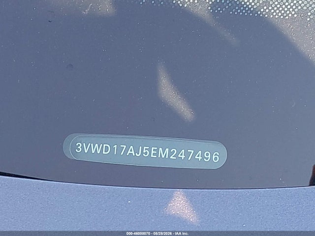 Aukcja sprzedaży 2014 Volkswagen Jetta 1.8t Se, vin: 3VWD17AJ5EM247496, numer aukcji: 46000070
