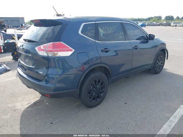2016 Nissan Rogue S მანქანა იყიდება აუქციონზე, vin: JN8AT2MV5GW153515, აუქციონის ნომერი: 46000140