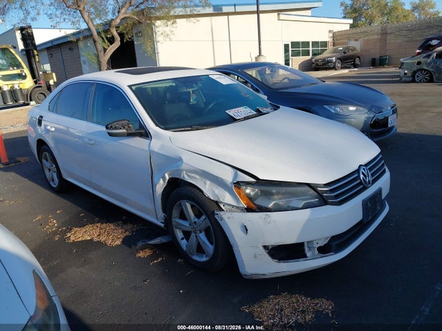 Продажа на аукционе авто 2013 Volkswagen Passat 2.5l Se, vin: 1VWBP7A39DC113341, номер лота: 46000144