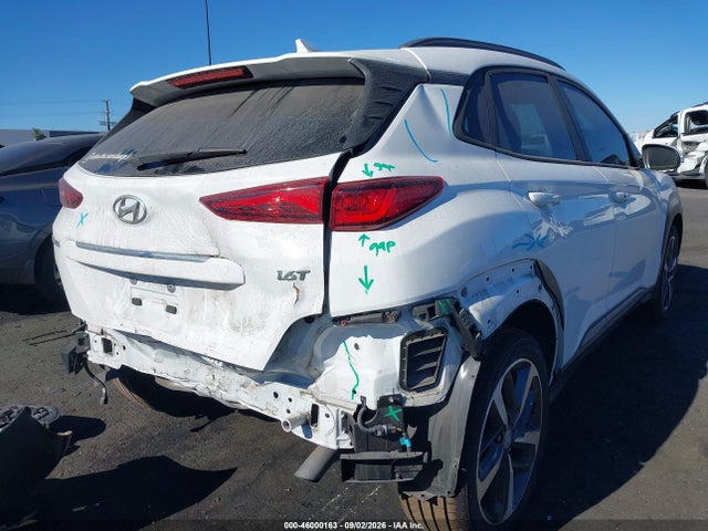 Продаж на аукціоні авто 2021 Hyundai Kona Limited, vin: KM8K33A50MU716323, номер лоту: 46000163