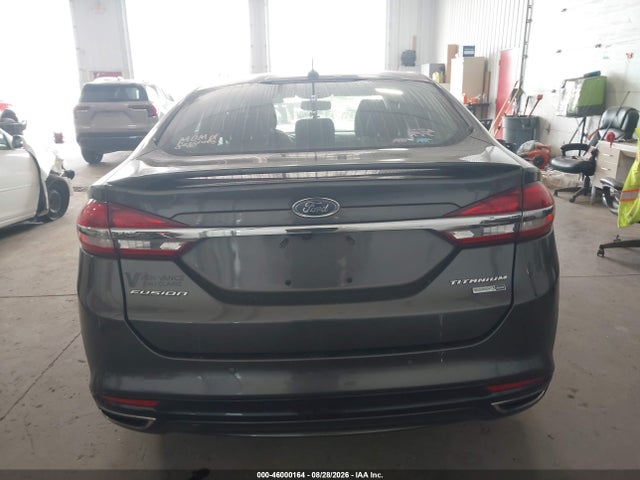 46000164 :رقم المزاد ، 3FA6P0D91HR407843 vin ، 2017 Ford Fusion Titanium مزاد بيع