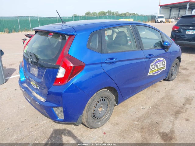 2016 Honda Fit Lx მანქანა იყიდება აუქციონზე, vin: JHMGK5H58GX007705, აუქციონის ნომერი: 46000272