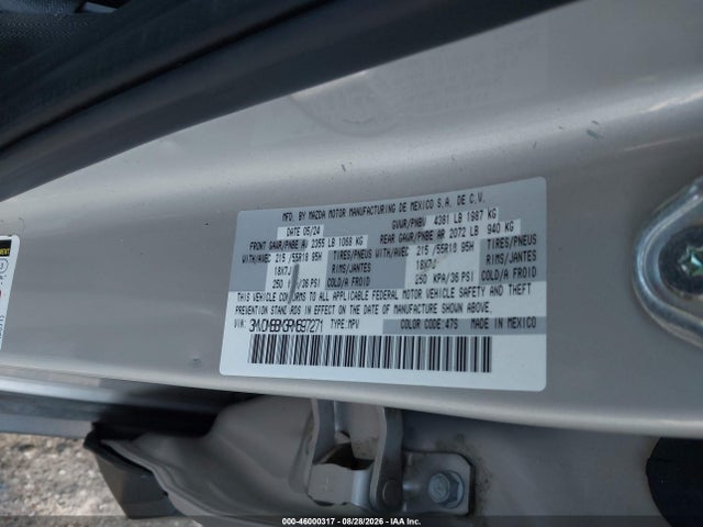 46000317 :رقم المزاد ، 3MVDMBBM3RM697271 vin ، 2024 Mazda Cx-30 2.5 S Select Sport مزاد بيع