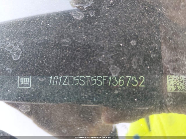 46000416 :رقم المزاد ، 1G1ZD5ST5SF136732 vin ، 2025 Chevrolet Malibu Fwd 1lt مزاد بيع